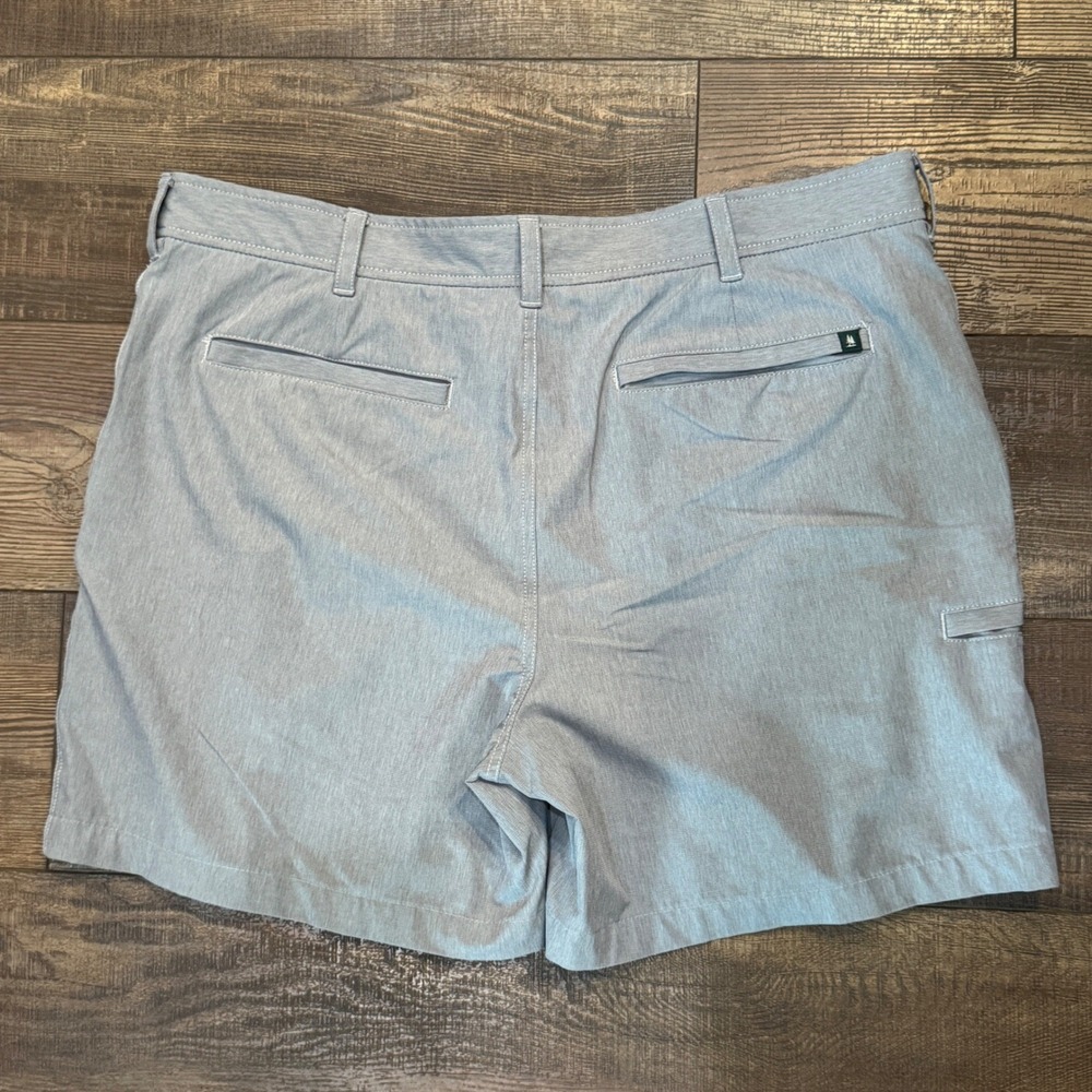GH Bass Explorer Shorts Mens 40 Light Gray Heather Stretch Utility Hiking 40x10‎ - Picture 5 of 8